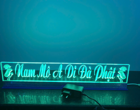 chữ mica led