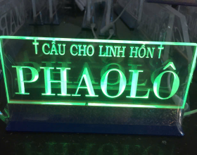 chữ mica led