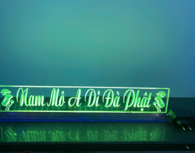chữ mica led
