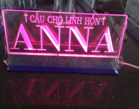 chữ mica led