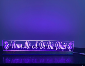 chữ mica led