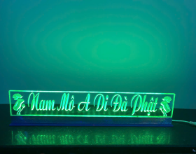 chữ mica led