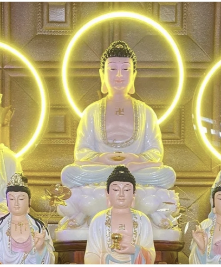 VÒNG ĐÈN HÀO QUANG TÔN GIÁO (MÀU VÀNG)