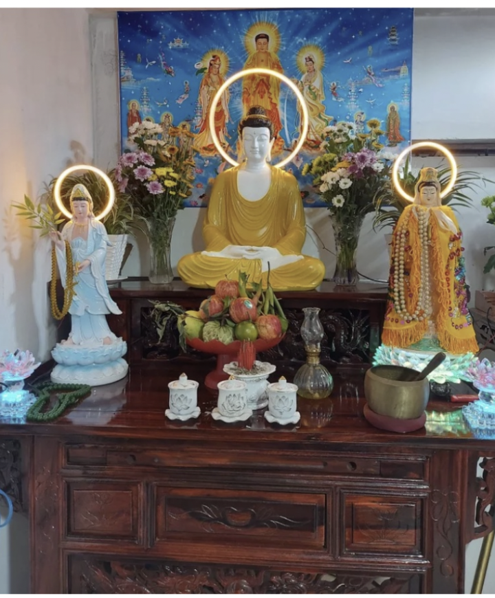 VÒNG ĐÈN HÀO QUANG TÔN GIÁO (MÀU VÀNG)